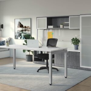 Budget Friendly Desk and Credenza