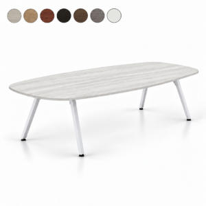 Arena Table with Metal V Legs 6'