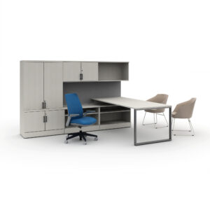 Zira L Shape Storage Desk