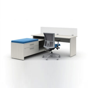 Princeton L Shape Desk with Drop Down Return