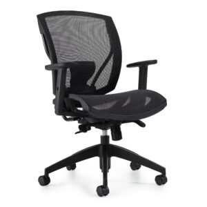 Mesh Back Task Chair with Mesh Seat Synchro Tilter