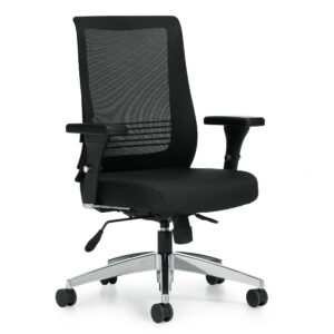 Mesh Back Synchro Tilter Task Chair with Adjustable Arms