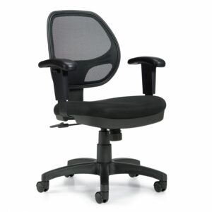 Mesh Mid Back Synchro Tilter Task Chair with Rounded Back