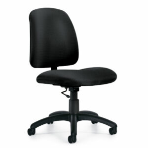 Armless Fabric Task Chair