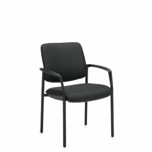 Black Fabric Guest Chair