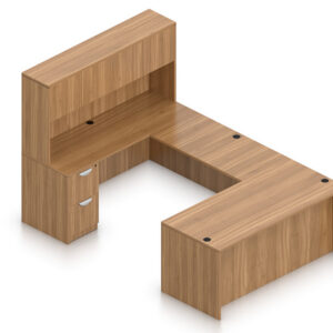 SL-15 Classic U Shape Desk with Desk Mounted Hutch