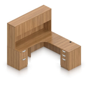 SL-25 L Shape Desk with Hutch