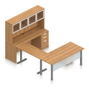 SL-3 U Shape Desk with Height Adjustable Bridge
